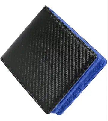 후유모에 남성용 2단 지갑 지폐 수납 코인 케이스 블랙