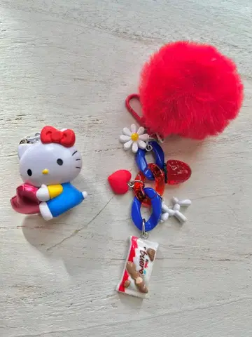 2개 세트 찰랑찰랑 키링