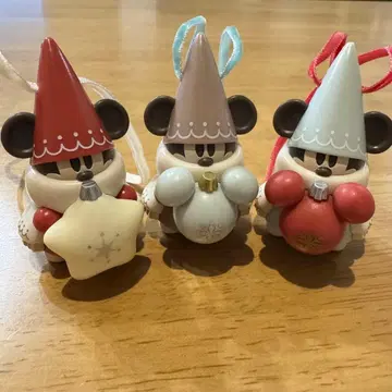 디즈니 리루린린 캡슐 토이 2025 빨간색 브라운 스카이블루 크리스마스