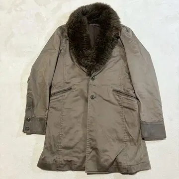 MORGAN HOMME (모르간옴므) 볼륨 퍼 칼라 코트