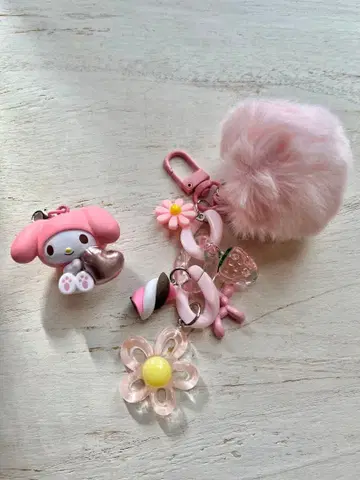 2개 세트 찰랑찰랑 키링