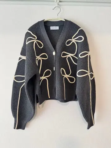 ADAM ET ROPE' 라인 니트 가디건