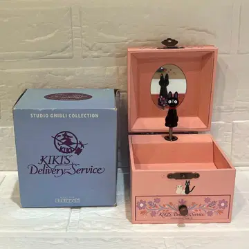 스튜디오 지브리 마녀 배달부 키키 지지 오르골 페이퍼 박스 소품함