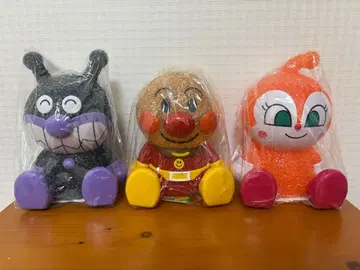 LED 라이팅 인형 3체 세트 (호빵맨) 새상품 미사용입니다.