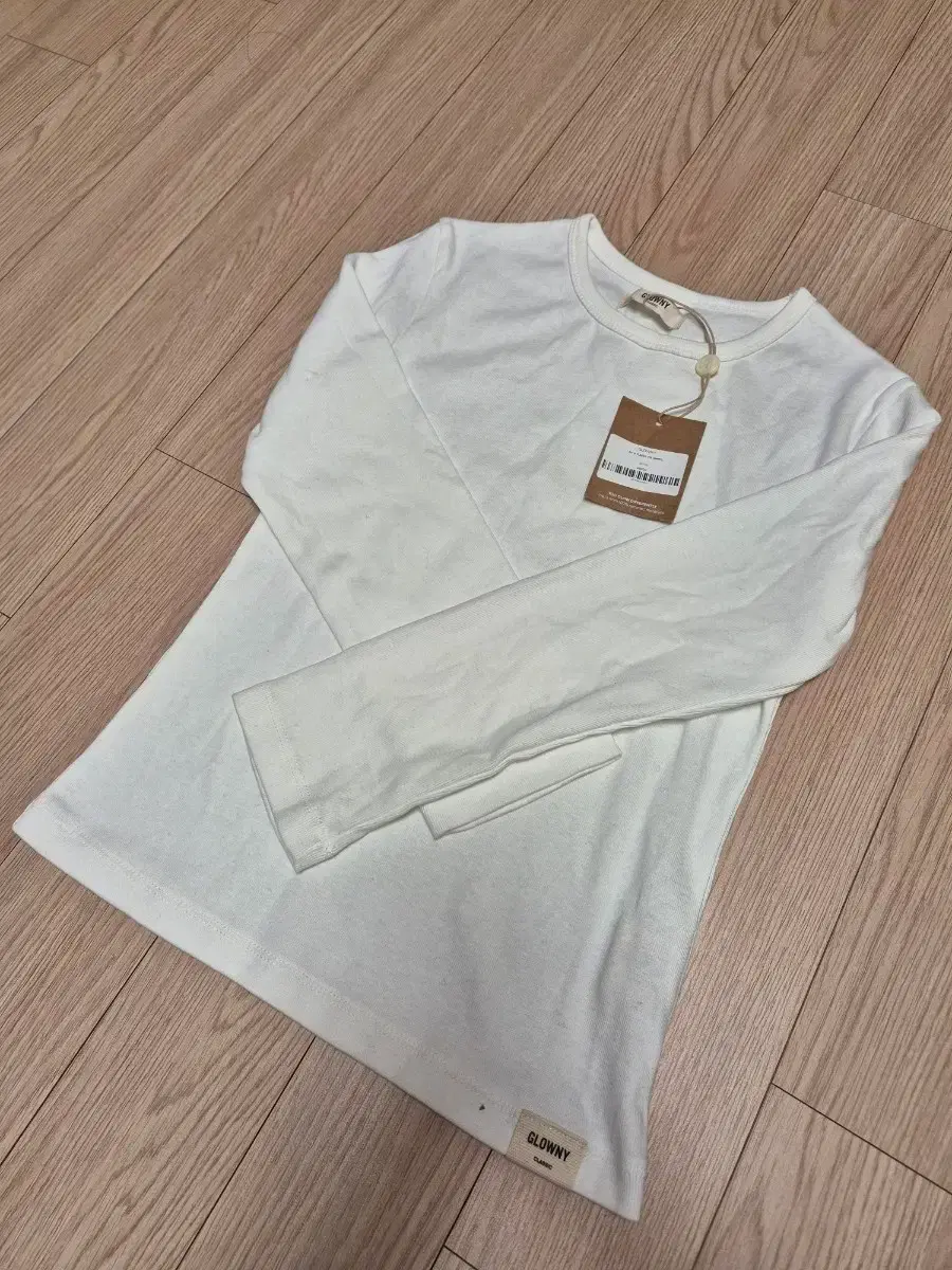 (New Product) Glowny 3/4 G Classic T-shirt White/Black