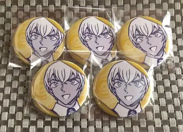 버번 명탐정 코난 공식 앱 캔 배지 미스터리 트레인 5점