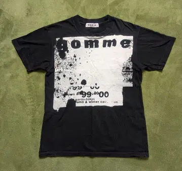 초레어 gomme 밴딩 T셔츠 99-00 paris&winter