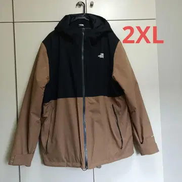 THE NORTH FACE 후드 부착 자켓 블랙/브라운