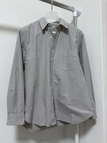 스티븐 앨런 긴팔 셔츠 / M / 코튼 / 그레이