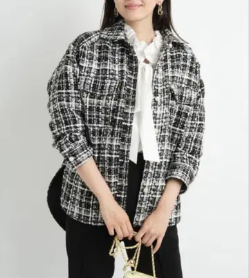 JUSGLITTY 트위드 자켓