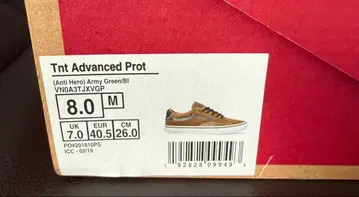 VANS x ANTIHERO TNT Advanced Prototype