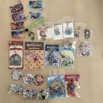 동방project 아크릴 키링 캔뱃지 굿즈 묶음 판매