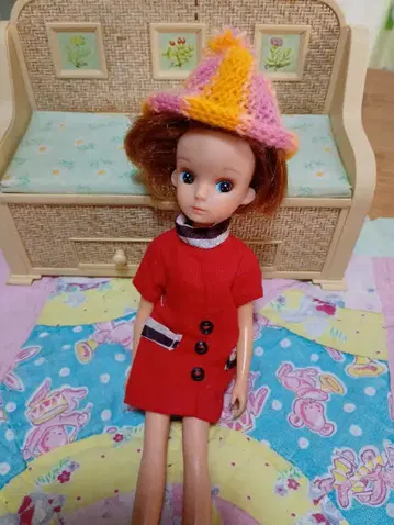 초대 리카짱의 니트 모자