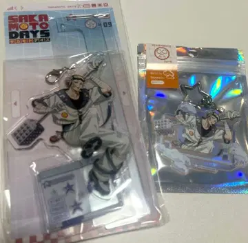 사카모토 데이즈 데코라 아크릴 스탠드 아크릴 키링 낙천 세트