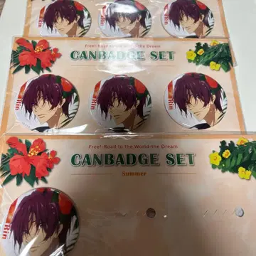 Free! 캔뱃지 마츠오카 린 Summer 7개