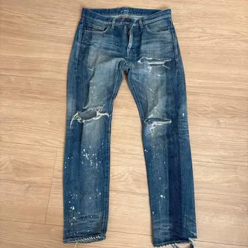 glamb 데미지 가공 데님 팬츠 2019년 제조