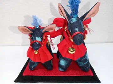 설날 십이지신 말 무늬 핸드메이드