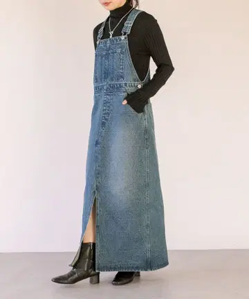 RIVE DROITE [ MONN.:. (몬) ] 데님 점프 스커트 36