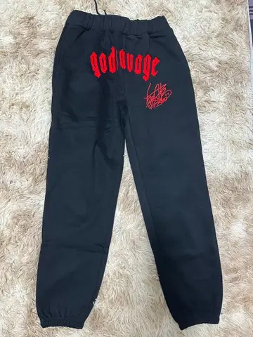 godsavage 조거 팬츠 블랙