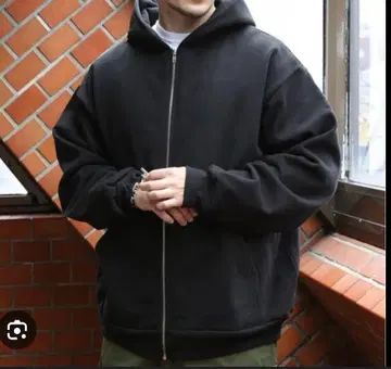 로스아파 집업 후드티 블랙