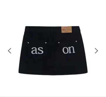 as on 아즈온 블랙 미니 스커트