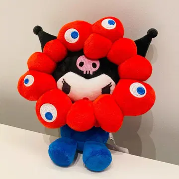 미사용 새상품 만박 쿠로미 미야쿠미야쿠 콜라보 코스튬 봉제 인형