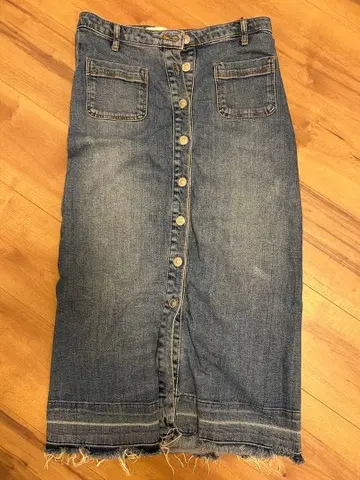 ZARA 데님 롱 스커트 S