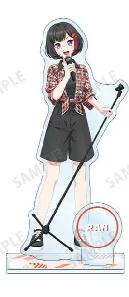 뱅드림 x ROUND1 아크릴 스탠드 (미타케 란/볼링 셔츠 ver.)