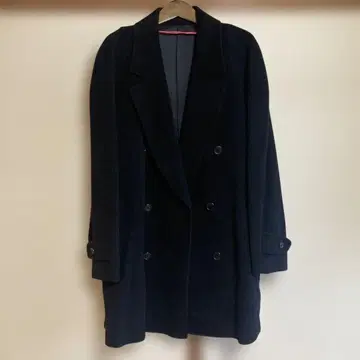 JAeger 네이비 더블 브레스트 M 체스터 코트