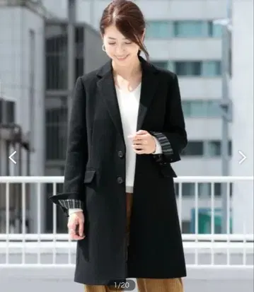 beauty&youth 메리노울 체스터 코트