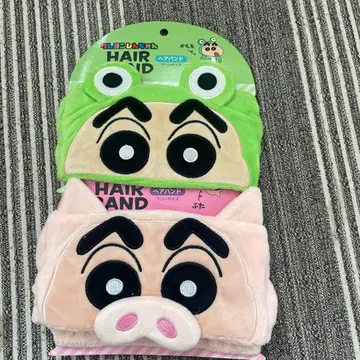 짱구는 못말려(크레용 신짱) 돼지&개구리 헤어밴드 세트
