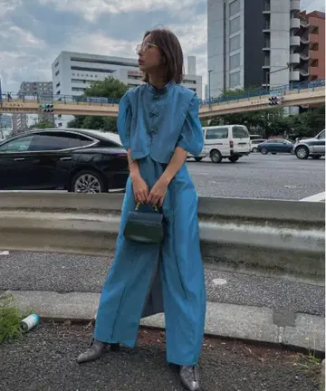 ameri vintage VEST SET SHEER DRESS 사이즈 M