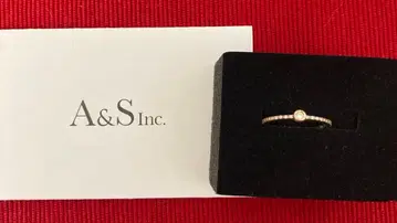 아가트 다이아몬드 반지 0.5ct 7호 사이즈