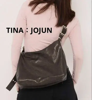 더블 버클백 TINA: JOJUN 다크 브라운