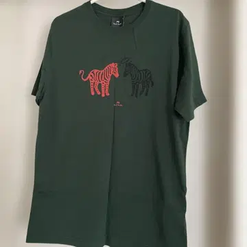 [새상품급] Paul Smith 제브라 프린트 T셔츠 L사이즈