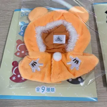 디즈니 스토어 유니베어시티 시크릿 판초 오렌지