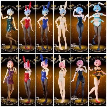 Bicute Bunnies Figure 렘 라무 피규어 6종 12점