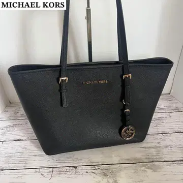 마이클코어스 가죽 토트백 블랙 대용량 A4