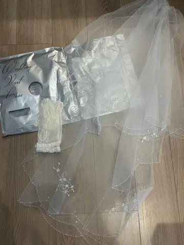 웨딩 베일 그로브 세트