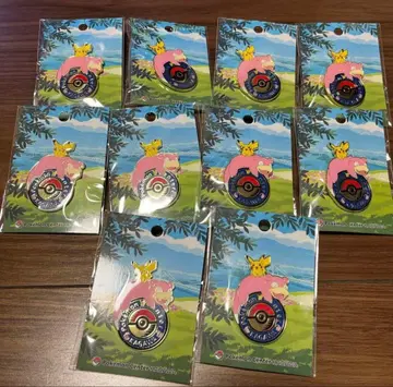 포켓몬 센터 카가와 로고 핀즈 피카츄 야돈 10개 증정 포함