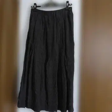 cottonhouseaya 브라운 턱 스커트 부티크