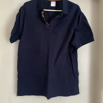 폴 스미스 네이비 피케 셔츠 L