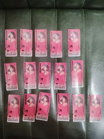 FRUITS ZIPPER 라라포트 티켓풍 스티커 츠키아시 아마네