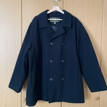 Eddie Bauer 네이비 피 코트 XL