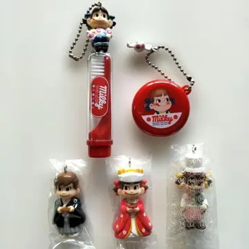후지야 페코짱 키링 5개 세트
