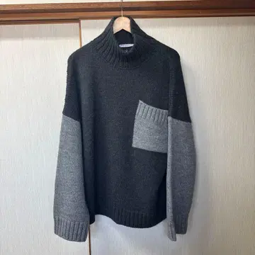 [ JW ANDERSON ] 터틀넥 니트 그레이