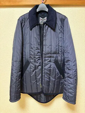 새상품급 LAVENHAM 퀼팅 자켓 M (38) 네이비