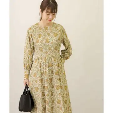 어반 리서치 서니 라벨 빈티지 보타니컬 프린트 원피스