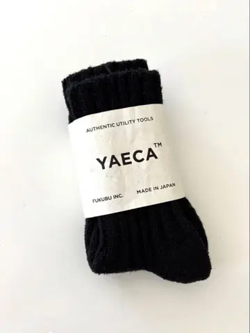YAECA 삭스 실크 코튼 블랙 양말 야에카 small