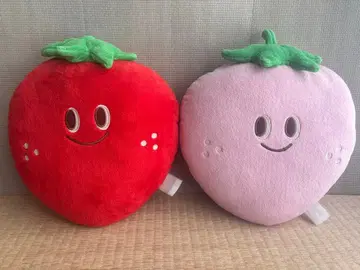 헤이세이 레트로 레어 딸기 봉제 인형 2개 세트